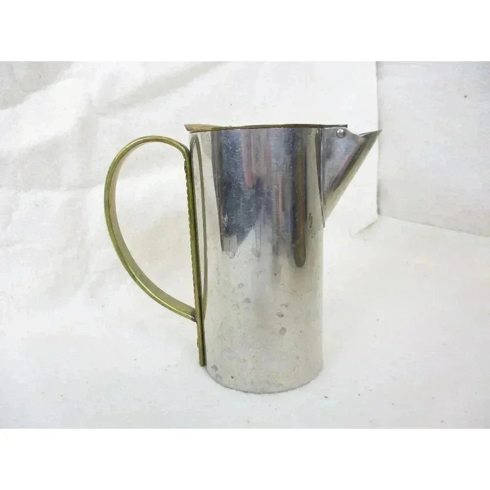 Tapster can opener 1930 Revere Co Romeny decanter pitcher vintage‎ Nickel lidded